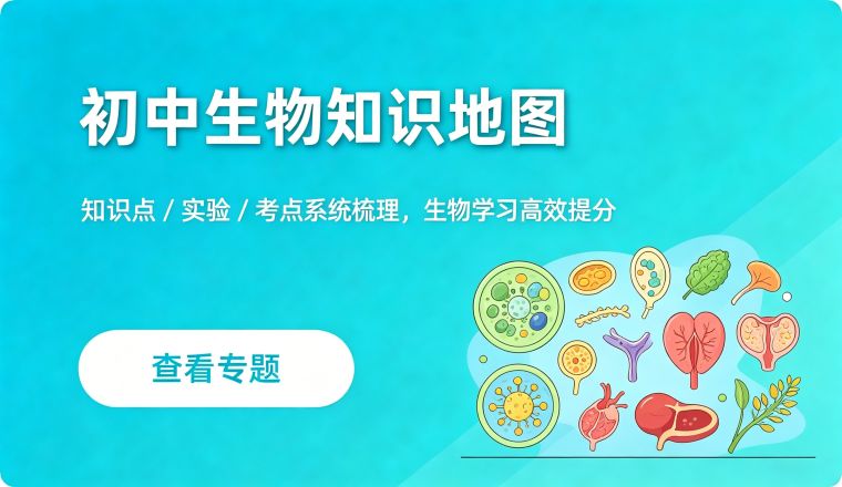 初中生物知识地图